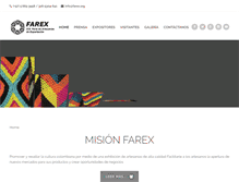 Tablet Screenshot of farex.org